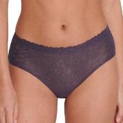 Sloggi Truser 2P ZERO Feel Lace 2.0 High Waist Brief Mørkelilla X-Smal...