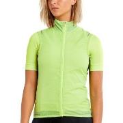 Craft Essence Wind Vest W Limegrønn polyester Small Dame