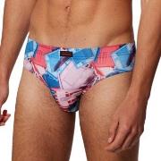 Bruno Banani 3P Beach Life Brief Blå/Rosa polyester Small Herre