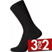 Egtved Strømper Twin No Elastic Sock Svart 48/50