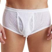 JBS Mesh Brief Hvit bomull Large Herre