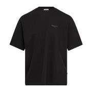 Resteröds Mid Sleeve T-Shirt Svart økologisk bomull Small Herre