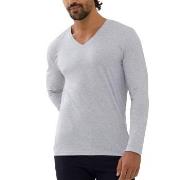 Mey Dry Cotton Colour Long Sleeves Gråmelerad Medium Herre