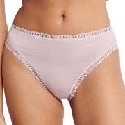 Sloggi Truser 3P GO Crush High Leg Briefs Sand/rosa bomull Large Dame