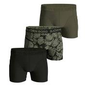 Björn Borg 3P Cotton Stretch Boxer 1721 Militærgrønn bomull XX-Large H...