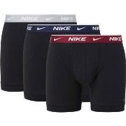 Nike 6P Everyday Essentials Cotton Stretch Boxer Svart/Rød bomull Medi...