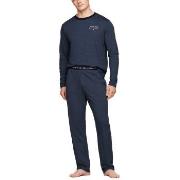 Tommy Hilfiger Long Sleeve Jersey PJ Set Marine Medium Herre