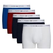 Tommy Hilfiger 5P Signature Cotton Essential Trunk Blå/Rød bomull Medi...