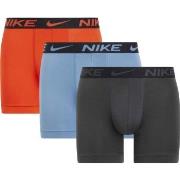 Nike 3P Everyday Essentials Micro Boxer Brief Blå/Oransje polyester Sm...