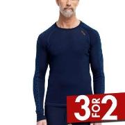 Dovre Jacquard Baselayer Marine ull X-Large Herre