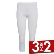 Decoy Bamboo Capri Hvit Bambus XX-Large Dame