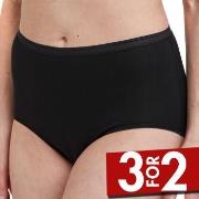 Decoy Truser 5P Maxi Briefs Svart økologisk bomull X-Large Dame