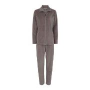 Decoy Velour Homewear Set Brun Medium Dame