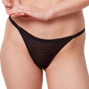 Triumph Truser Signature Sheer String Svart 44 Dame