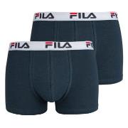 FILA 2P Urban Boxers Navy bomull Large Herre