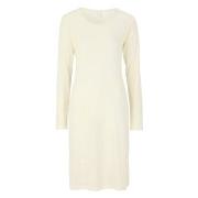 Damella Wool Long Sleeved Nightdress Benhvit merinoull Small Dame