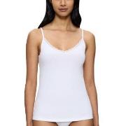 Triumph Feel Of Cotton Spaghetti Top Hvit bomull 40 Dame