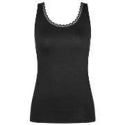 Triumph Feel Of Cotton Tank Top Svart bomull 36 Dame