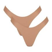 Sloggi Truser 2P ZERO Feel 2 0 Tiny Tanga C2P Beige X-Small Dame