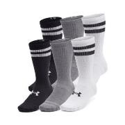 Under Armour Strømper 6P Essential Crew Socks Mixed polyester Large