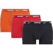 Nike 3P Everyday Essentials Cotton Stretch Trunk Oransje/Rød bomull La...