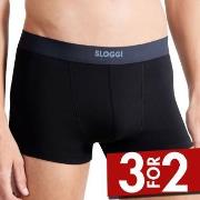 Sloggi 2P Men Ever Ease Hipster Svart bomull X-Large Herre