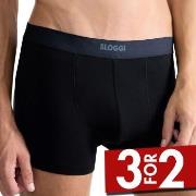 Sloggi 2P Men Ever Ease Shorts Svart bomull X-Large Herre