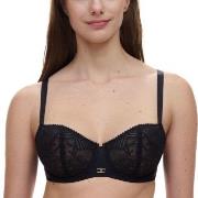 Chantelle BH Origins Lace Unlined Demi Bra Svart nylon D 85 Dame