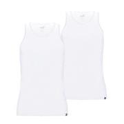 Puma 2P Basic Tank Top Hvit bomull Medium Herre