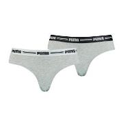 Puma Truser 2P Logo Waistband Brazilian Grå Large Dame