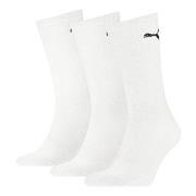 Puma Strømper 3P Unisex Light Crew Socks Hvit Strl 35/39