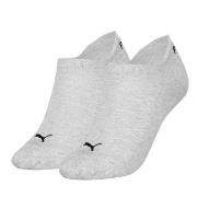 Puma Strømper 2P Women Cushioned Sneaker Socks Grå Str 39/42 Dame