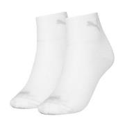 Puma Strømper 2P Women Quarter Socks Hvit Str 39/42 Dame