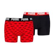 Puma 2P Everyday Aop Boxer Rød/Svart bomull X-Large Herre