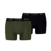 Puma 2P Men Everyday Basic Boxer Militærgrønn bomull Small Herre