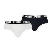 Puma 2P Men Everyday Brief Hvit/Svart bomull X-Large Herre