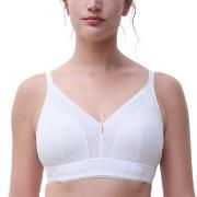 Chantelle BH EasyFeel Wirefree Support Bra Hvit nylon C 90 Dame