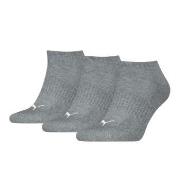 Puma Strømper 3P Cushioned Ankle Sock Grå Str 43/46