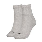 Puma Strømper 2P Women Heart Logo Short Crew Socks Grå Str 35/38 Dame