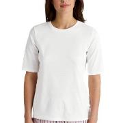 Calida Favourites Sleep Cotton Shirt Short-Sleeve Hvit bomull Medium D...