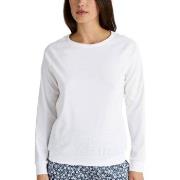 Calida Favourites Sleep Shirt Long-Sleeve Hvit bomull Medium Dame