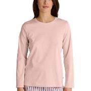 Calida Favourites Sleep Cotton Shirt Long-Sleeve Rosa stripet bomull L...