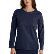 Calida Favourites Sleep Cotton Shirt Long-Sleeve Marine bomull Large D...