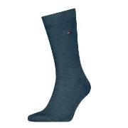 Tommy Hilfiger Strømper Premium Basket Wool Socks Jeansblå Str 45/46 H...