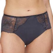 Wild Peony Florale Maxi Truser Mørkgrå  38 Dame