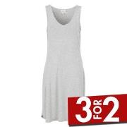Damella Bamboo Nightdress Grå Bambus Large Dame