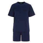 Damella Edward Short Sleeve Pyjamas Marine bomull Large Dame