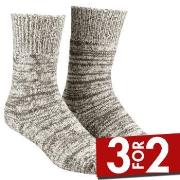 Damella Strømper Wool Soft Socks Mørkgrå  Str 43/46 Dame