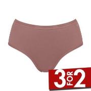 Sloggi Truser 3P GO Daily Cotton Midi Briefs Mørkrosa bomull Small Dam...