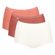 Sloggi Truser 3P Basic Plus Maxi Colored Lakserosa bomull 40 Dame